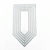 Pennant Tag Frame Cutting Dies Metal Stencil DIY Scrapbooking Album Paper Card Embossing Craft Decor Art Die Cut Bookmarks