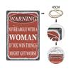 Funny Vintage Foam Wall Art, Antique Metal Tin Plate, Suitable for Home Kitchen Garden Bedroom Bar Bathroom Cafe Decoration