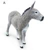 Smooth Surface Durable Daily Delicate Craft Wild Animal Donkey Statue Donkey Model