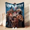 Hogwarts Four Houses Flannel Blanket Soft Warm Fleece Blanket For Living Room Air Conditioner Room Lightweight Home Decor Gift For Friends