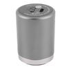 Electric Beard Trimmer for Men Aluminum Steel Rechargeable Portable Beard Trimmer for Car Travel Silver