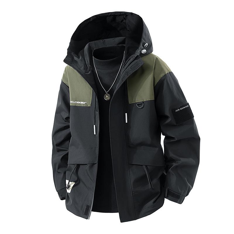 

Мужское осенне-зимнее пальто на флисе, новое, повседневное, универсальное, свободного кроя, большого размера 8XL