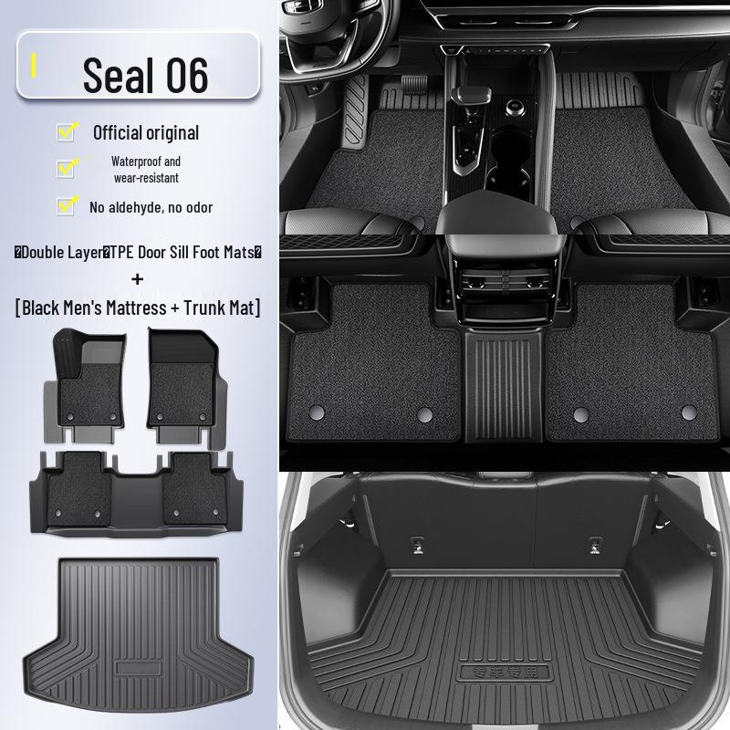 Full Coverage TPE Floor Mats for 2025 BYD Seal 06 DMi EV