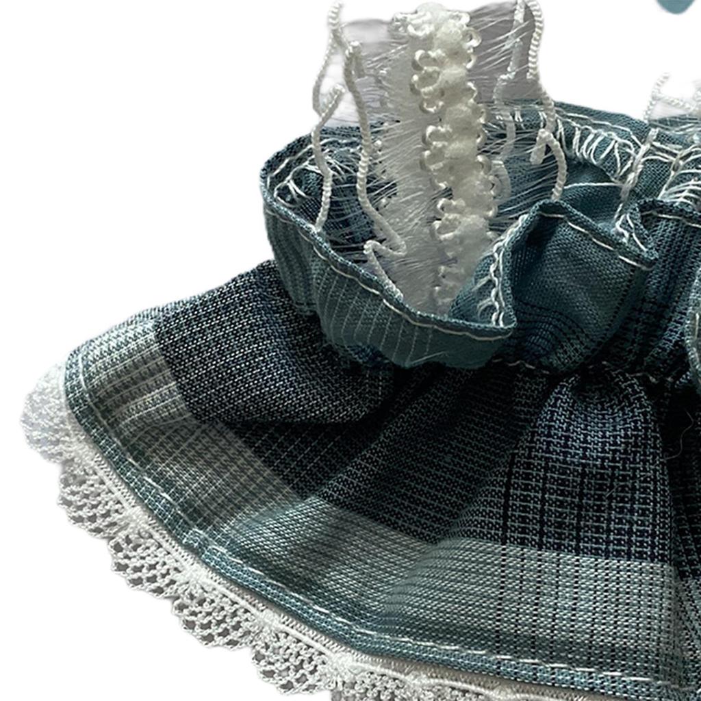 17 Cm Doll Dress with Mini Hairpin, Costume, DIY Toy, Handmade Clothes, Fashion Clothes To