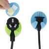 2Pcs Practical Gum Hooks Plug Hooks For Household Usage Colors Random