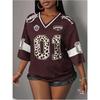 3D Digital Printing T-Shirt Teen Ladies Short Sleeve Top Versatile Breathable