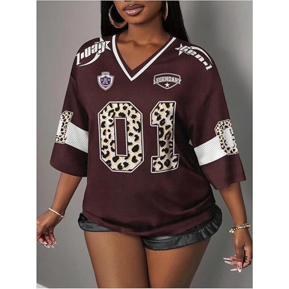 3D Digital Printing T-Shirt Teen Ladies Short Sleeve Top Versatile Breathable