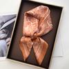 Luxury Square Scarf For Women Elegant Ladies Hijab Paisley Print Neckerchief Shawl For Travel Soft Stain Imitation Silk Scarves