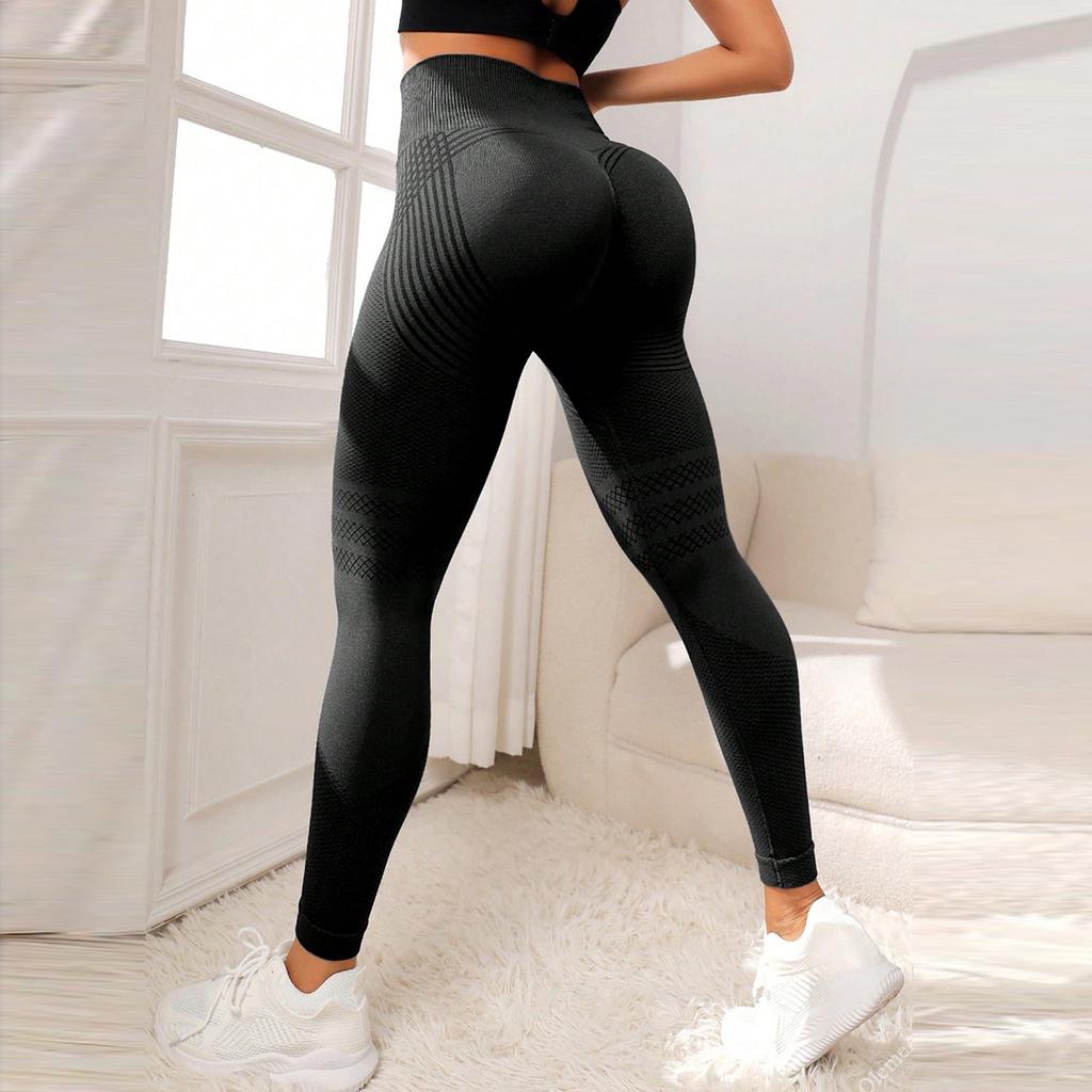 Women's Casual Seamless Hip Lifting Fitness Pants With Tight Fit And High Waist, Seach Hip Yoga Pants