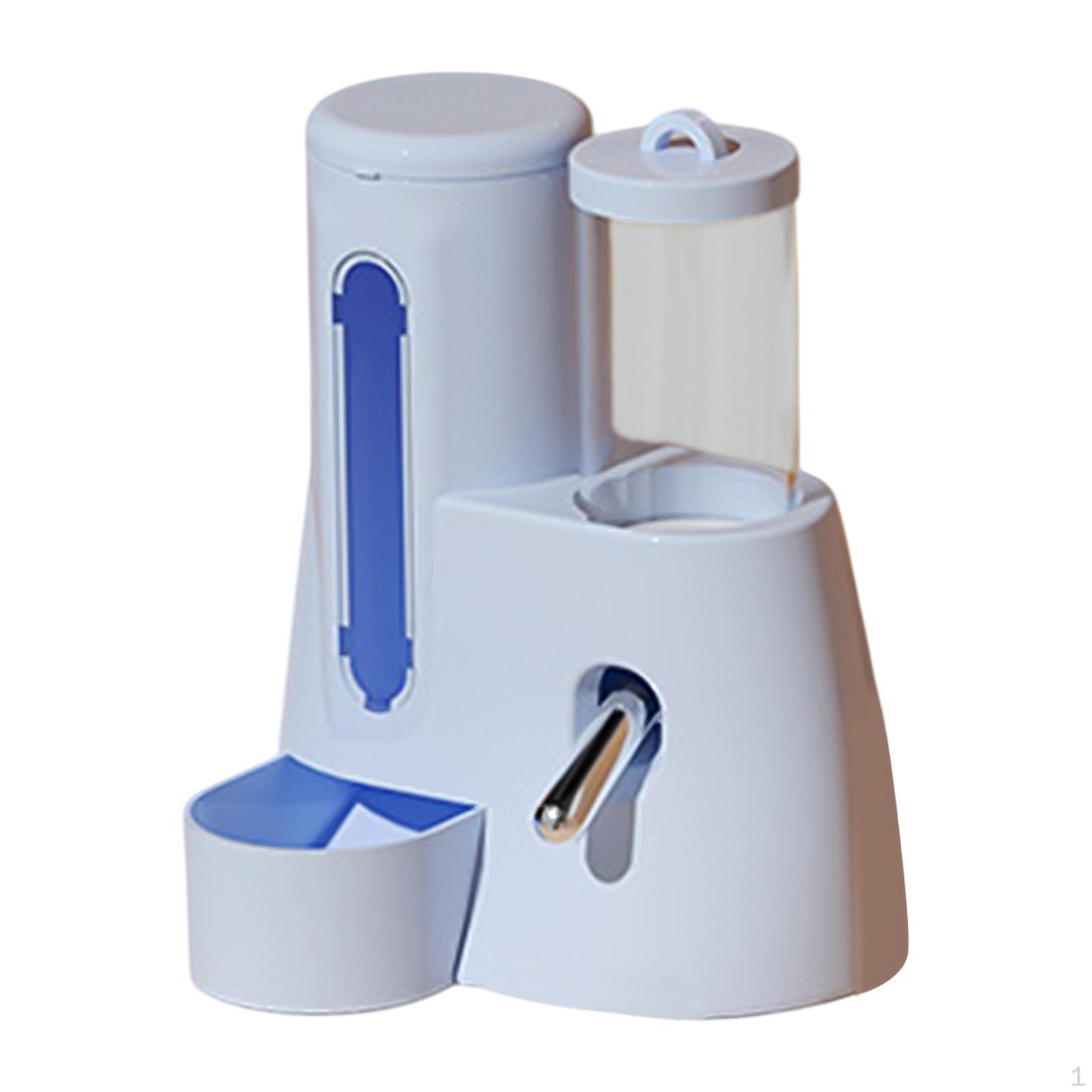 

Автоматична годівниця для хом яка Диспенсер Пляшка для води Garville Універсальна прозора миска для корму для маленьких 80ml синій