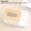 Pratical Home Office Desktop Paper Remote Control Storage Holder Extraction Tissue Box Case with