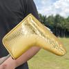 Thickened Padding Golf Putter Headcover PU Leather Putter Head Cover  Golf Club Storage