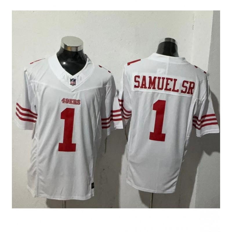 San Francisco 49ers NFL Embroidered Jersey Patch Set With 3D Stitched Team Player Numbers Sports Fans