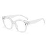 Full Frame Retro Women Men Optical Computer Eyeglasses New Large Square Anti Blue Light Glasses Frames Decoration Fake Eyewear