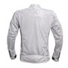 Motobase Spring/Summer Motorcycle Protective Jacket, Cool Mesh Single Rider's Jacket 2 | MBMJ-08 | Silver/LL