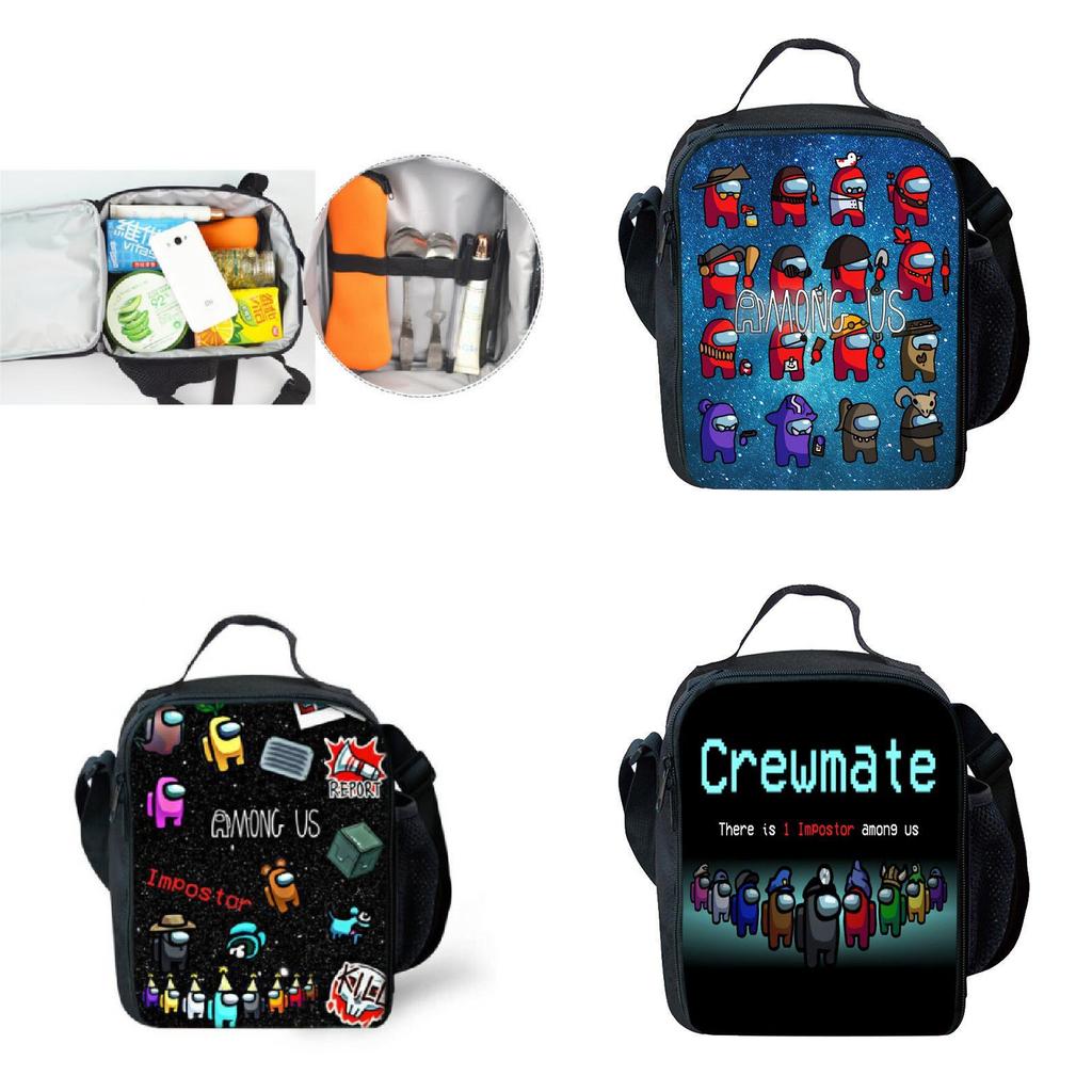 Stilvolles und lustiges dreiteiliges Rucksack-Set für Kinder mit geometrischen Mustern
