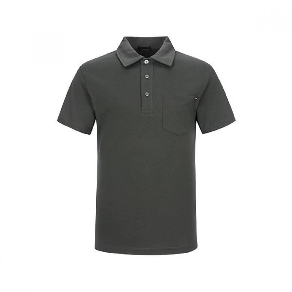 S.t. Dupont Short Sleeve Pocket Polo Charcoal De2smdd6a220d98 03(100)