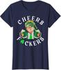 Cheers Saint Patricks Day Funny Beer Drinking Ladies' Crewneck T-Shirt