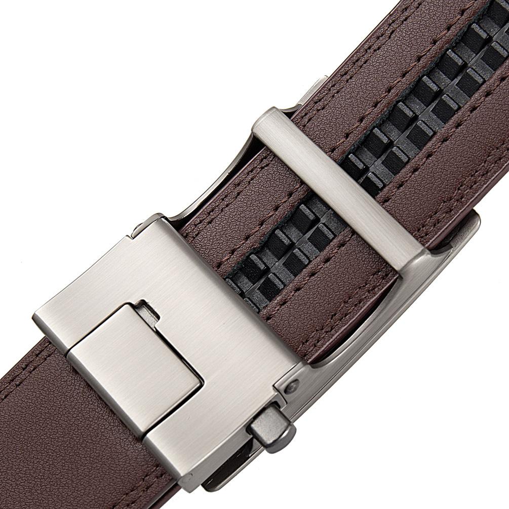 Casual Business Belt, Belt For Men, Two-Layer Belt, Automatic Buckle Belt Ly36-25565-1