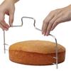 Cake Cutter Leveler Adjustable Double Slice Bread Cutter Durable Stainless Steel Cake