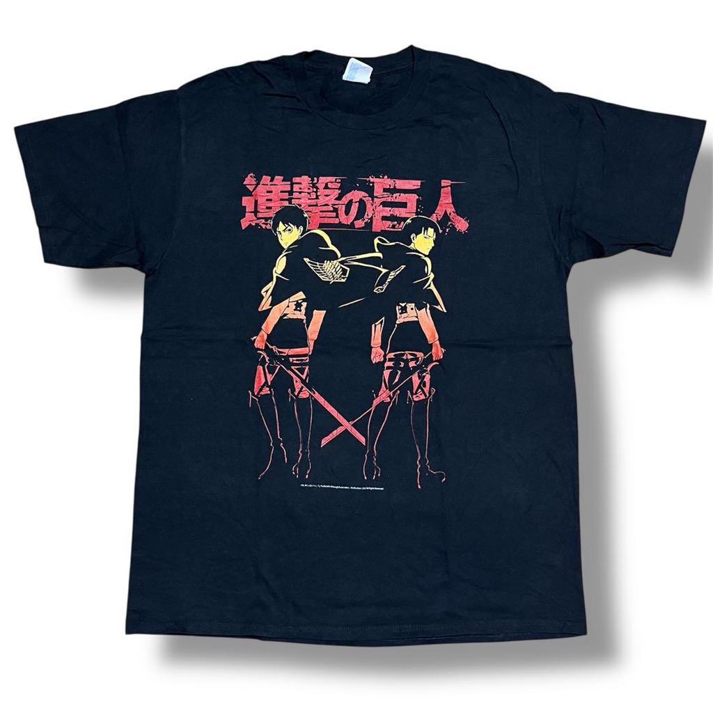 [USED] Attack On Titan 00s USA Planning Anime T-Shirt Kodansha Copyright Manga