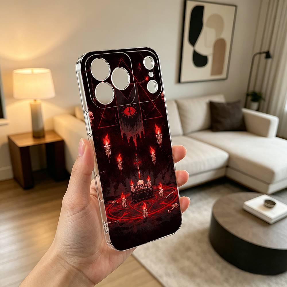 Game Cult of the Lamb Gift Phone Case For iPhone 17 16 15 14 13 12 11 Mini Pro Max Plus Transparent Cover