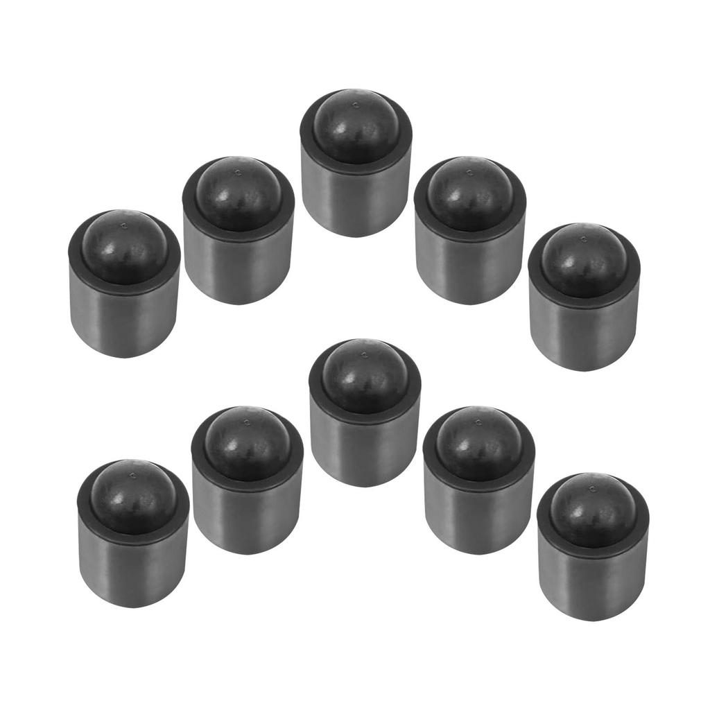 10 Pieces Snooker Tip Cover Set, Pool Cue Tip Rubber Protector Pool Cue Bottom