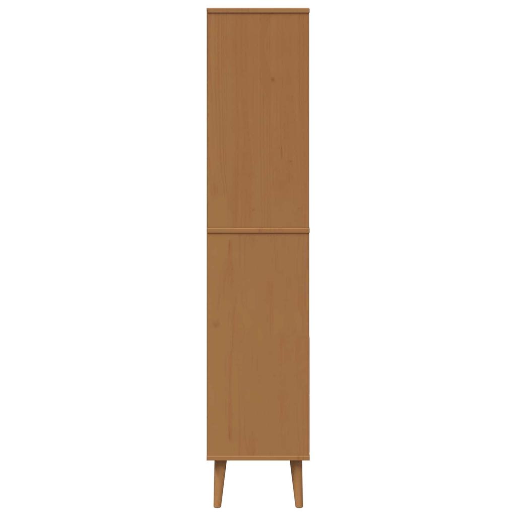 Bookshelf MOLDE 85 X 35 X 170.5 Cm Solid Pine Wood