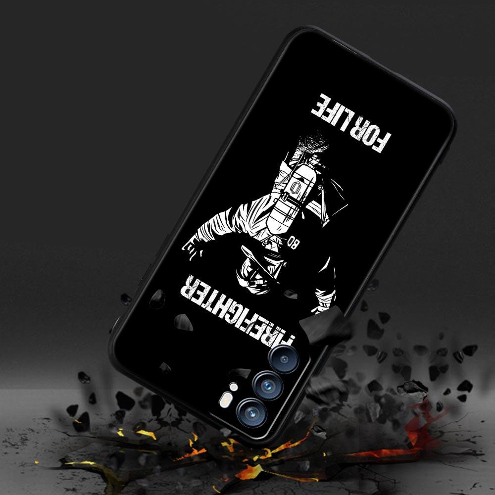 Firefighter Heroes Fireman Phone Case For Oppo A54 Reno7 SE Reno6 Pro Plus 5G Find X5 A53 A52 A9 2020 A95 A16 A76 A74 A15 Cover