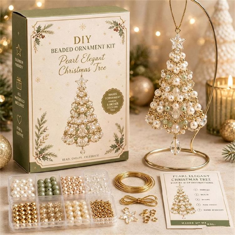 DIY Hanging Tree Ornament Project, 1 Christmas Craft for Shop Fronts, Holiday Parties, Homes, or Office Displays