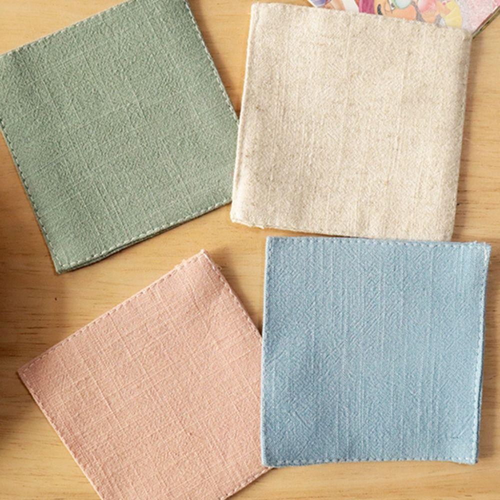 3Pcs Creative Double Cloth Placemat Durable Tea Cup Mat Kitchen Accessories Insulation Pad  Tea