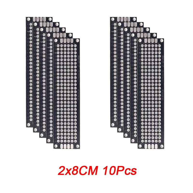 5/10PCS PCB Board Prototype Board Black Double Side Circuit Boards 2x8 3x7 4x6 5x7 7x9cm DIY Electronic Kit Free Shipping