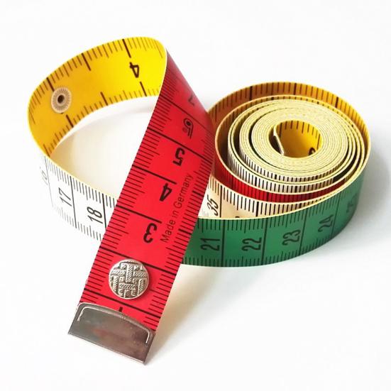Double-sided Tape Measure with Snap Button Mini Soft Measuring Tape Portable Tailor Sewing Cloth Weight Loss Body Measuring Tape Flexible Ruler Tape