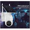 ABUO-Wifi Outdoor Cameras Wireless Security Surveillance Camera Low Power Consumption 360°View Spotlight EU Plug