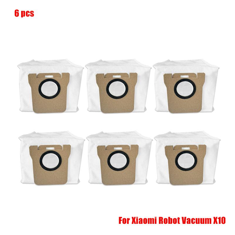 Main Side Brush Hepa Filter Mop Cloth Dust Bag For Xiaomi Robot Vacuum X10 Robot Vacuum Cleaner Parts Replacement Accessories