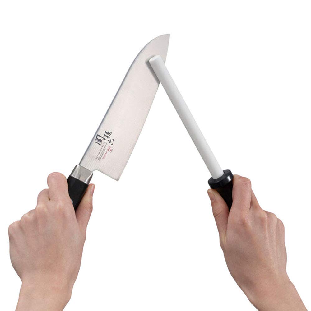 Kai Corporation AP0539 Ceramic Kitchen Made in Japan Stick-Type Sharpener, Tool,
