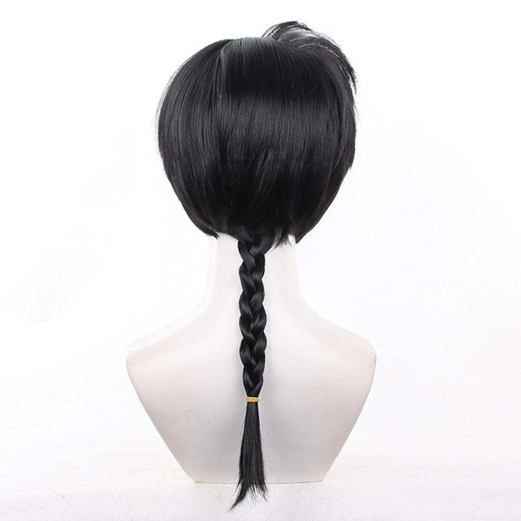Ranma Saotome Cosplay Ranma Ranma Perfect for Everyday Cultural School and Cosplay Includes Wig Net Wig, 1/2, Heat-Resistant Wig, Disguise, Wig,