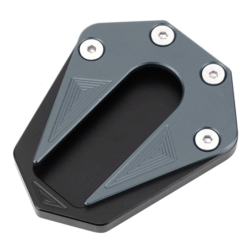 

Motorcycle Anti skid Foot Kickstand Extension Pad Enlarger Fit for Benelli TRK 502(Black) Titanium