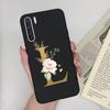 For OPPO A91 F15 Reno3 Phone Case Couple A-Z 26Letter Anti Drop Soft Silicone Matte Back Cover For OPPO A 91 F 15 Reno 3 Bumper