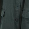 Amadeus 90s Old Reversible Wool Blend Stainless Collar Coat Navy X Khaki Women Used