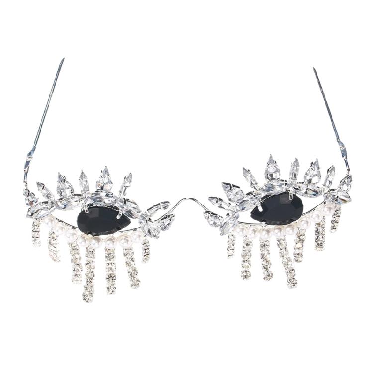 

Elegant Frameless Pendant Glasses Women s Fashionable Eyeglass Frame Accessory 1