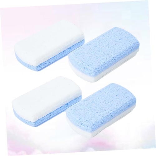 Healvian 4-Piece Pumice Stone for Hard Skin, Foot Sponge Scrubber, Hard Callus Remover, Scrubbing Stone, Pedicure Tool for Foot, Callus Removal Stone