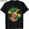 2024 New Rasta Reggae One Love Retro Vintage Sunset Jamaica Vacation Tshirt Womens Round Neck Short Sleeved Top