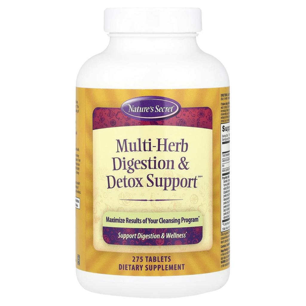 Nature's Secret Multi-Herb Digestion & Detox Support™, 275 Tablets