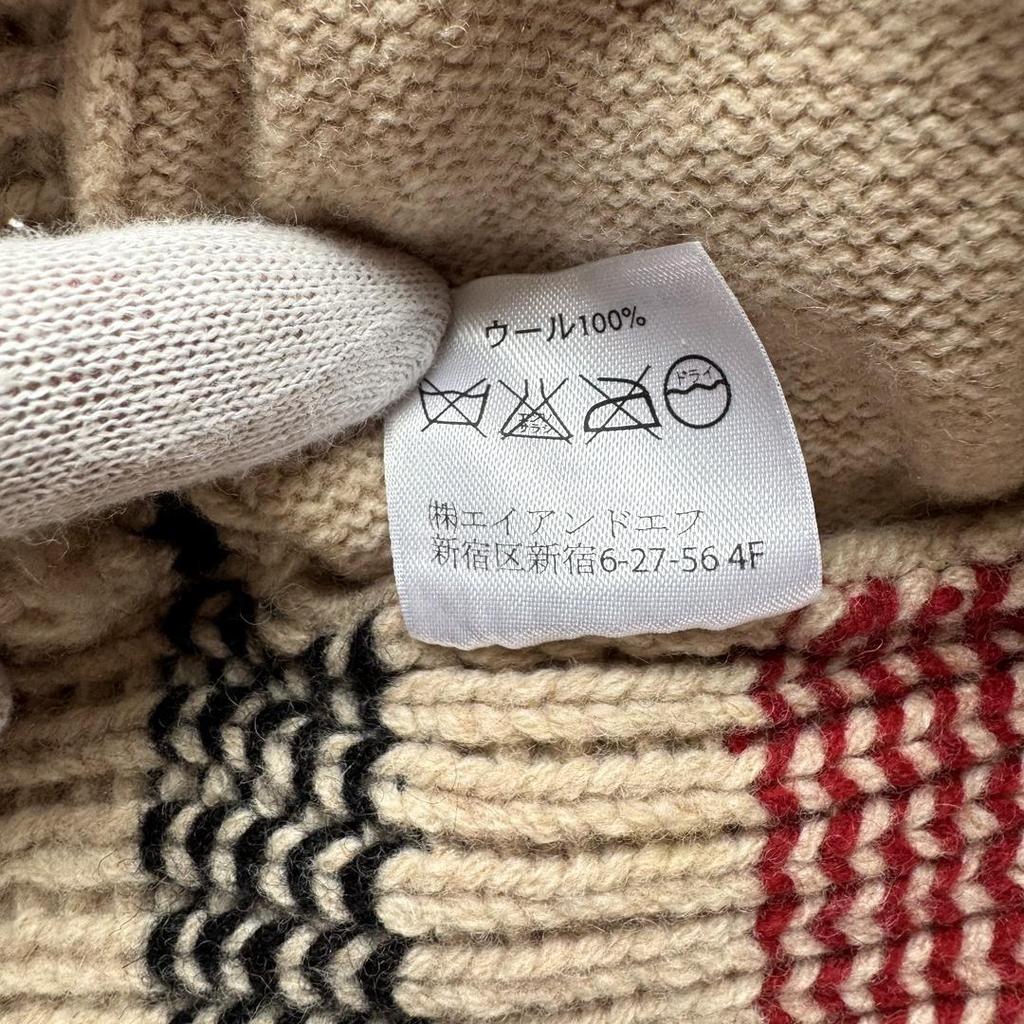 Used PENDLETON Westerly L Reprint Cowichan Knit Dude