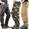 Tactische Broek voor Heren, Katoen, Klassiek, Multi-Pocket, Casual Werkbroek, Heren, Camouflage, Ademende Broek