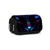 Mechanical Robot Pattern Double Flip Fabric Pen & Pencil Pouch Boy/Girls Best Gift 3D School Office Use Children Model WKA14
