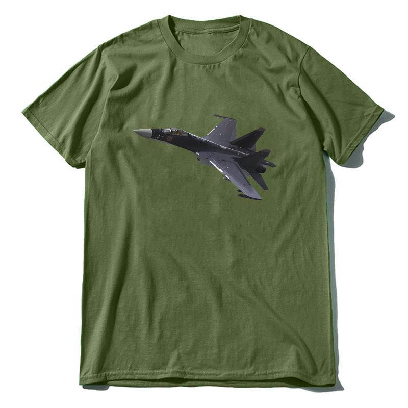 Russian Air Force Sukhoi Su 35 Super Flanker Fighter TShirt Premium Cotton Short Sleeve ONeck Unisexs T Shirt New S3XL