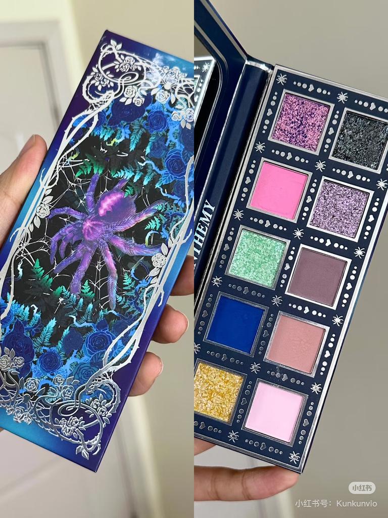Anthemy 10 Color Eyeshadow Palette Matte Shimmer Chameleon Waterproof Long-Lasting Pearly Shiny Metal Eye Shadow Palette Make-up