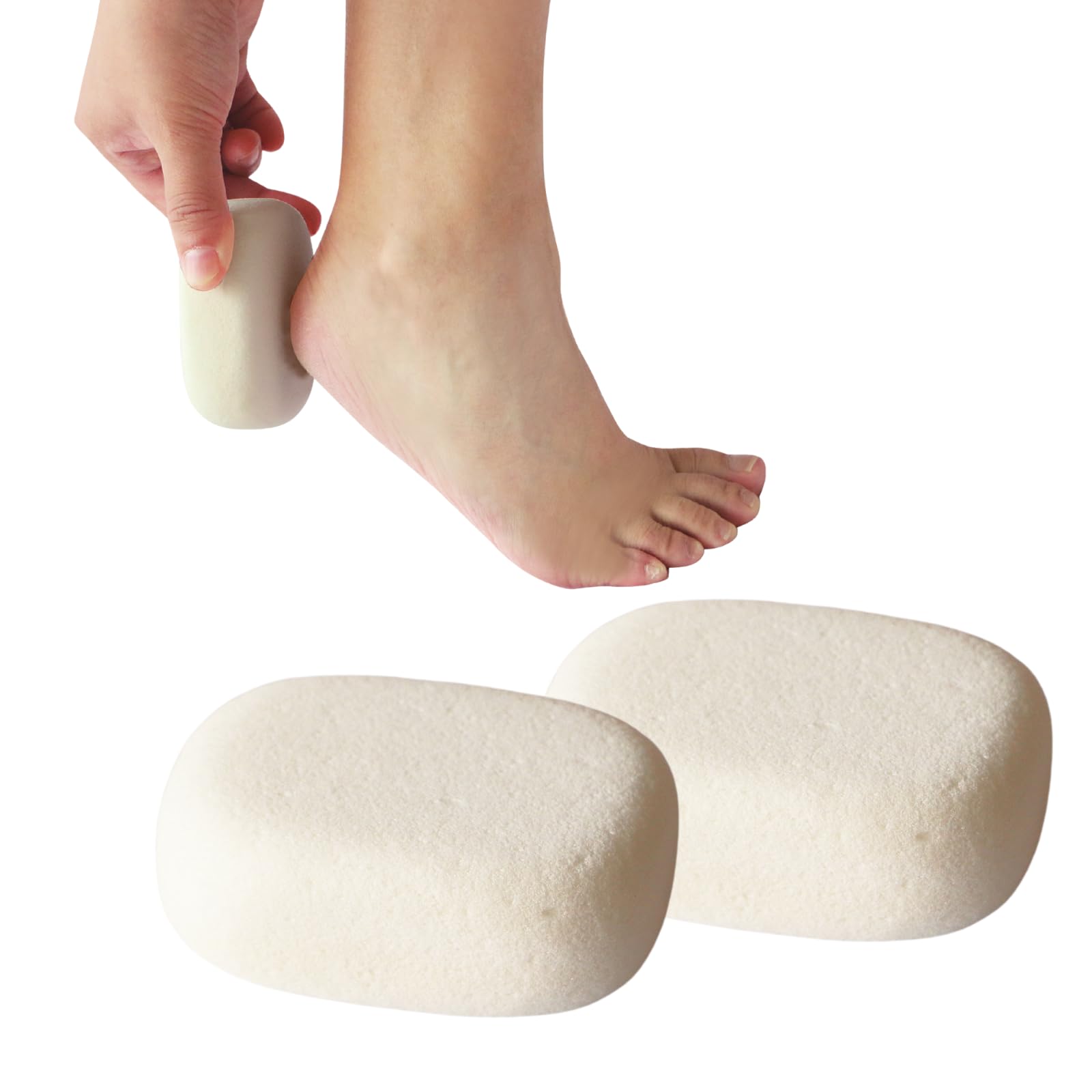 in Luna Silk Silk Pumice Stone of Exfoliating Stone [Made Japan] (Set 2) -